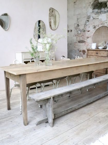 grande table de ferme