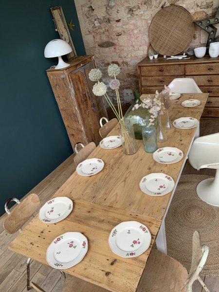 Table de ferme à rallonges